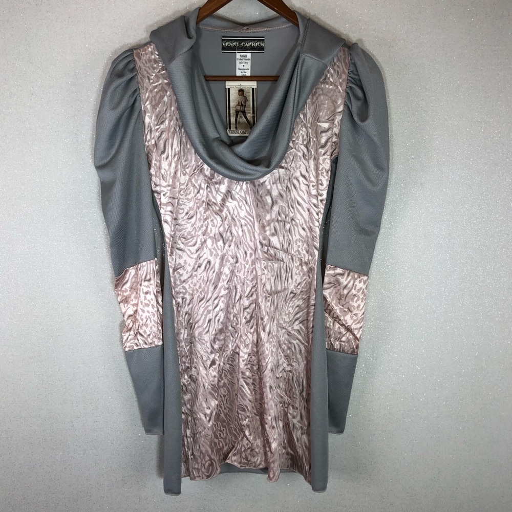 Venni Caprice RARE Designer Animal Print Hoodie S